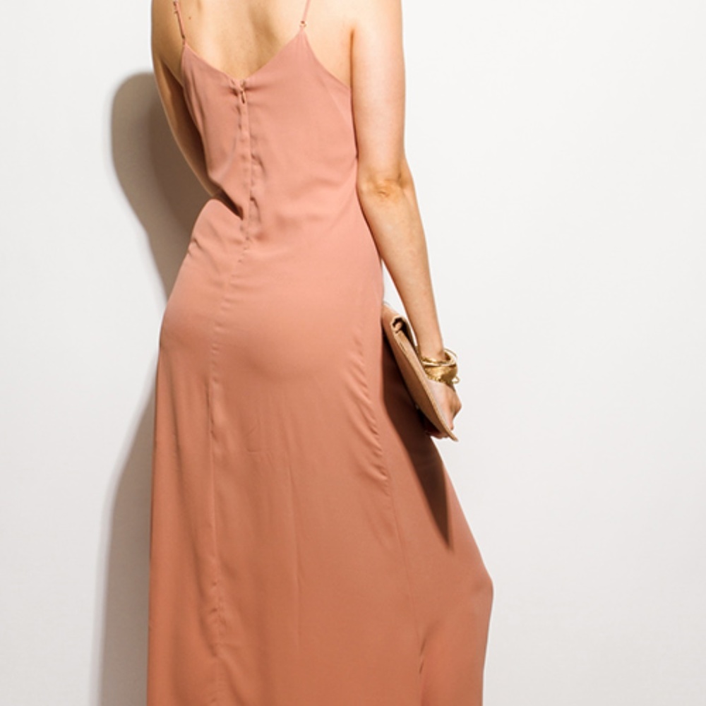 🔴 New button up inner lining evening maxi dress - Picture 2 of 3